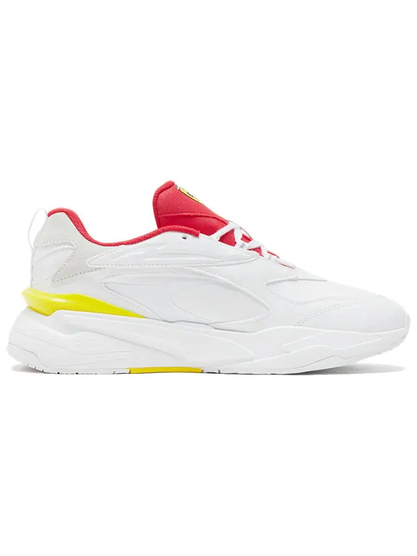 Кроссовки scuderia ferrari x rs-fast 'white rosso corsa' Puma — изображение 2 из 4, белый