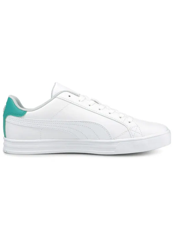 Кроссовки mercedes-amg petronas f1 x smash vulc v3 low 'white spectra green' Puma — изображение 2 из 4, белый/зеленый