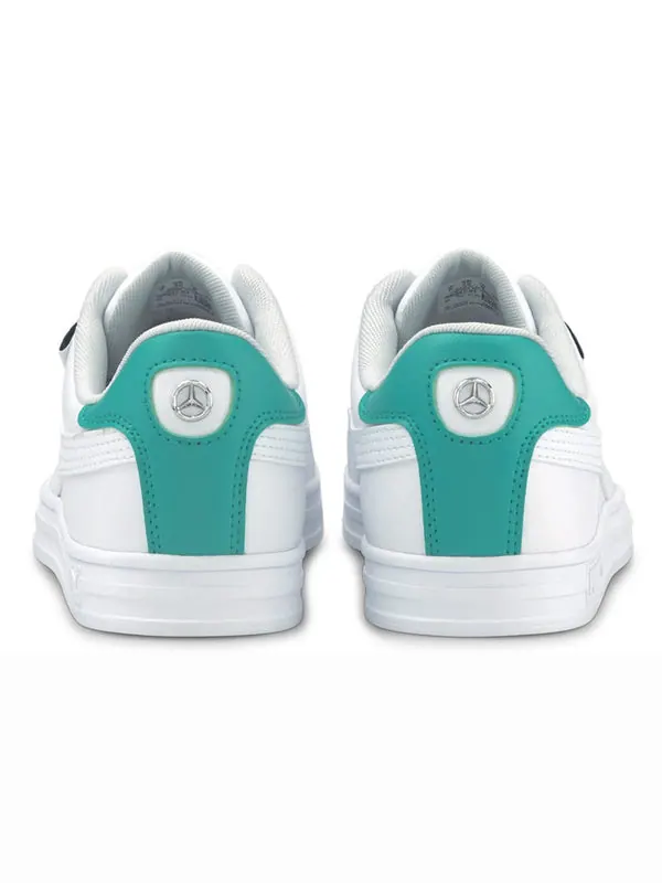 Кроссовки mercedes-amg petronas f1 x smash vulc v3 low 'white spectra green' Puma — изображение 4 из 4, белый/зеленый