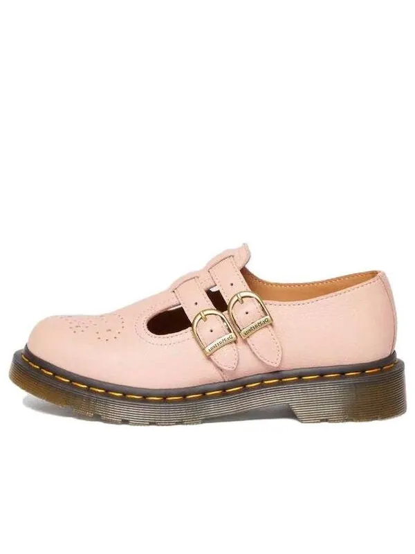 Кроссовки Dr. Martens 8065 Virginia Leather Mary Jane 'Peach Beige' — изображение 1 из 4, бежевый