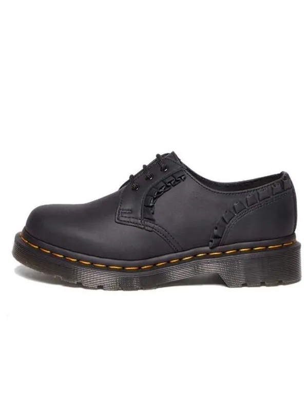 Кроссовки Dr. Martens 1461 Frill Nappa Leather Oxford Shoes — изображение 1 из 4, черный