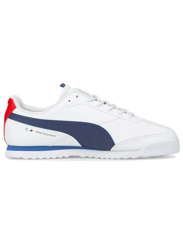 Кроссовки x bmw motorsport roma 'white estate blue' Puma — изображение 2 из 4, белый/синий/красный