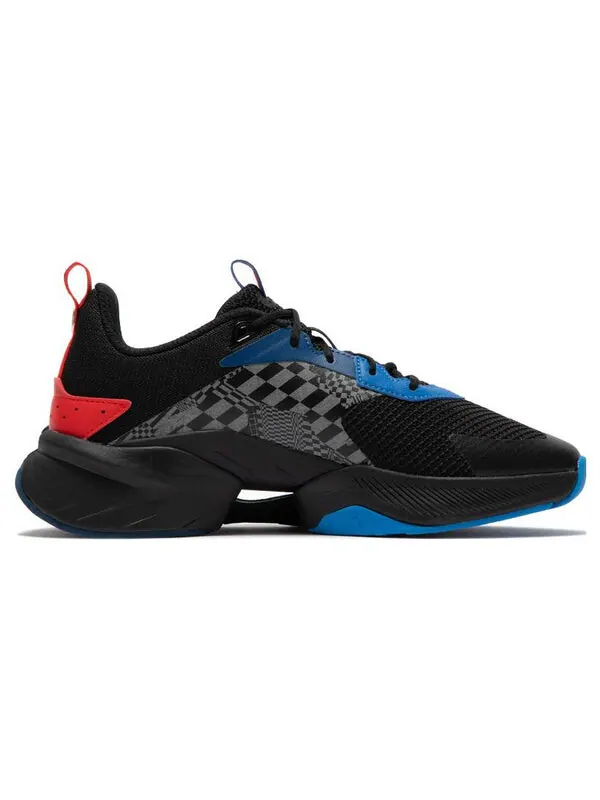 Кроссовки bmw motorsport lgnd renegade 'black cool cobalt' Puma — изображение 2 из 4, черный//красный