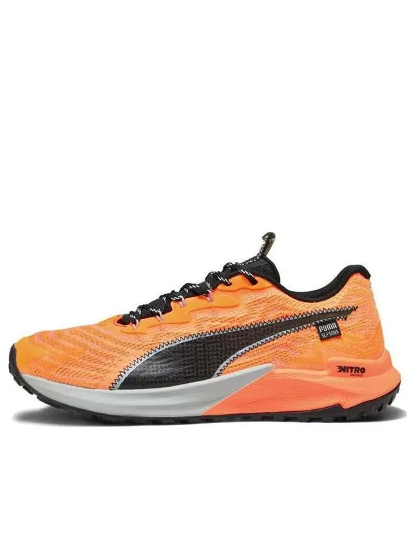 Кроссовки fast-trac nitro 2 'neon sun clementine black' Puma — изображение 1 из 4, неоновый//черный
