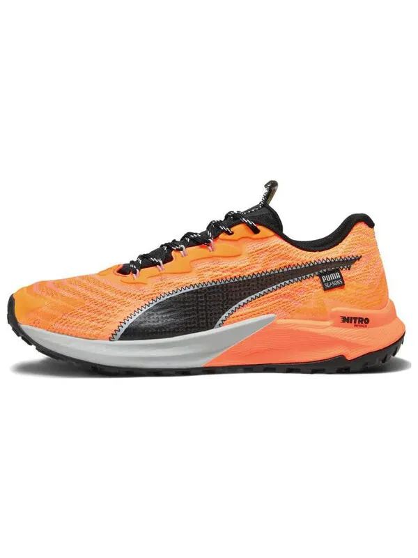 Кроссовки fast-trac nitro 2 'neon sun clementine black' Puma — изображение 2 из 4, неоновый//черный