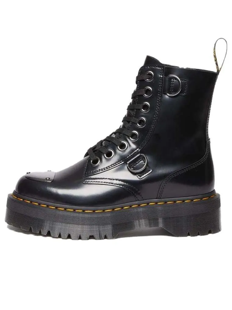 Ботинки Dr. Martens Jadon Buttero кожаные на платформе — изображение 1 из 6, черный