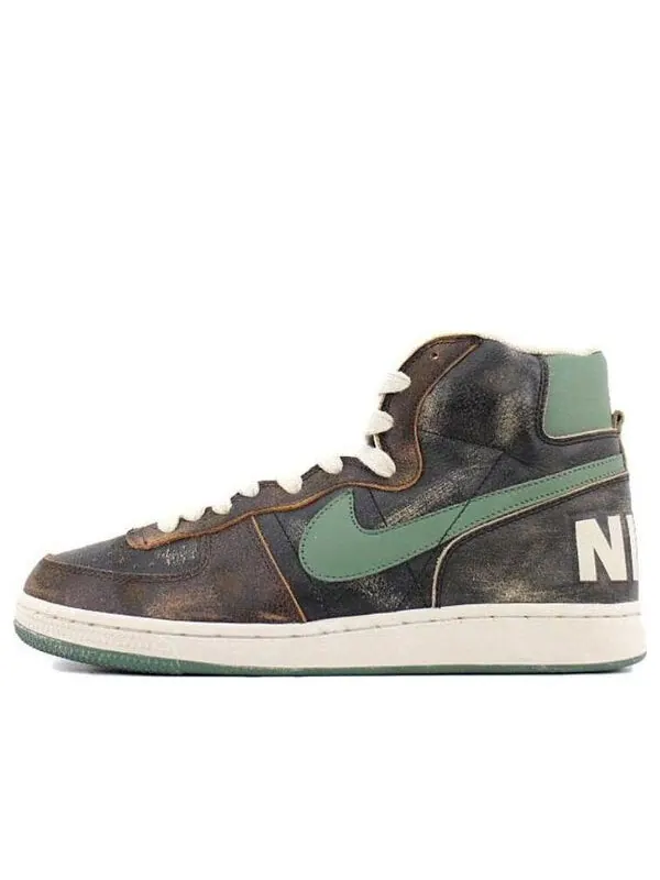 Кроссовки terminator high premium 'black nori dark brown' Nike — изображение 1 из 4