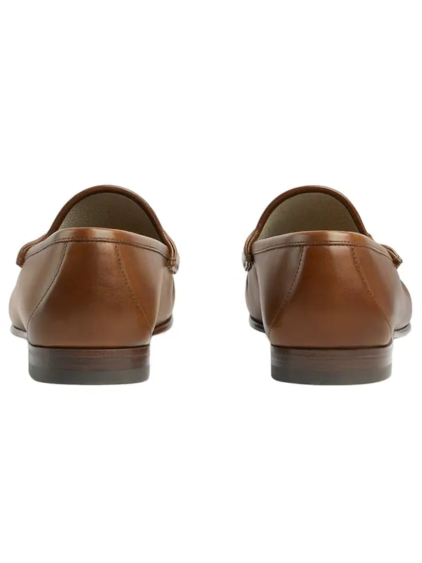 Кроссовки horsebit 1953 loafers leather Gucci — изображение 4 из 4, коричневый