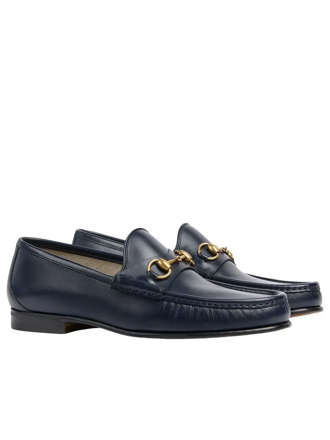 Мужские лоферы Gucci Horsebit 1953 Variation Dark Blue — изображение 2 из 7, синий