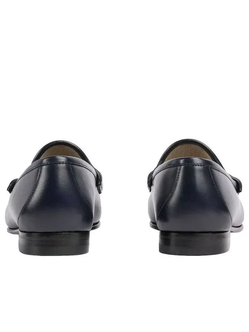 Мужские лоферы Gucci Horsebit 1953 Variation Dark Blue — изображение 5 из 7, синий