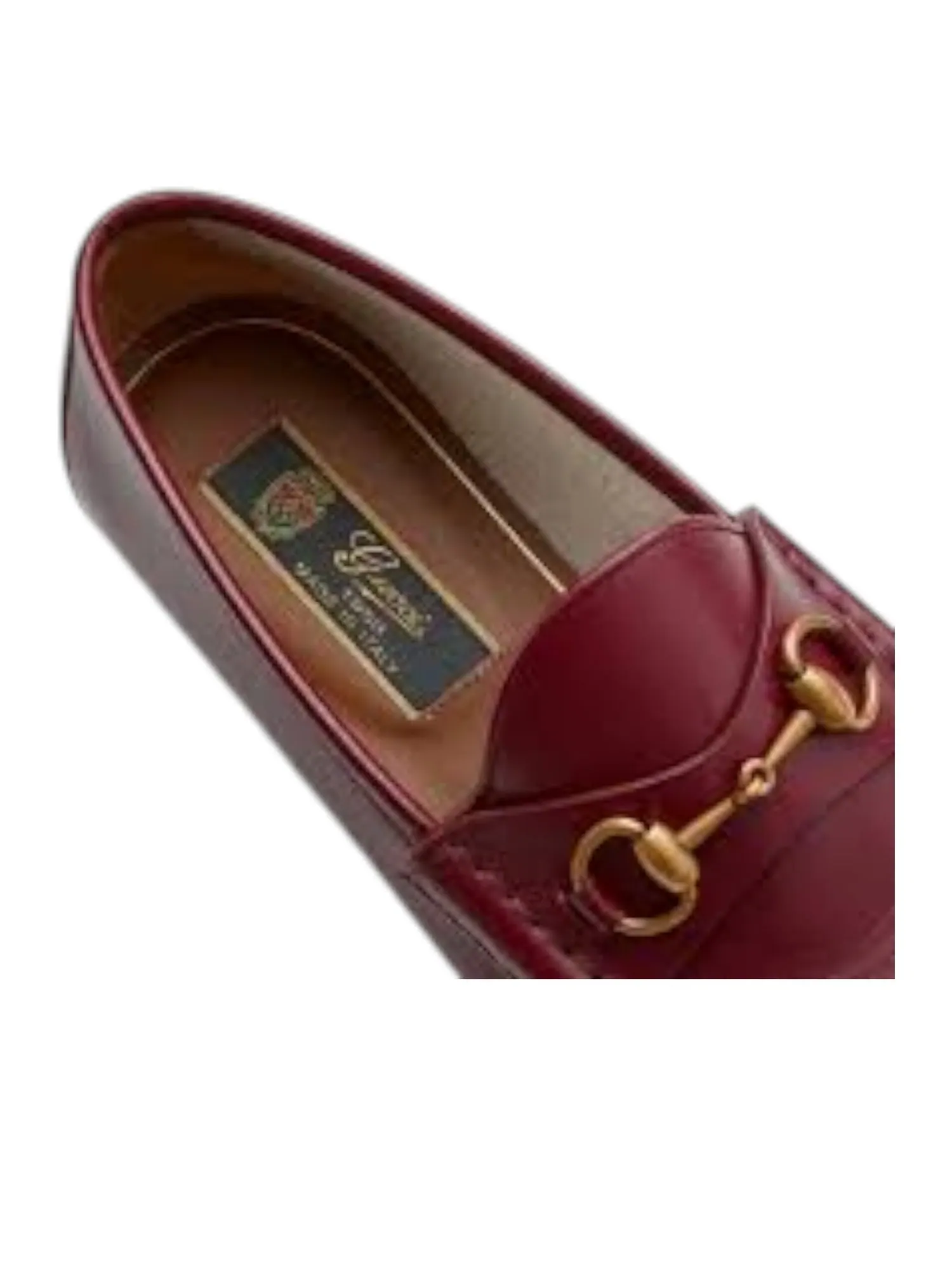 Кожаные лоферы Gucci 1953 Horsebit Rosso Ancora — изображение 4 из 6, красный