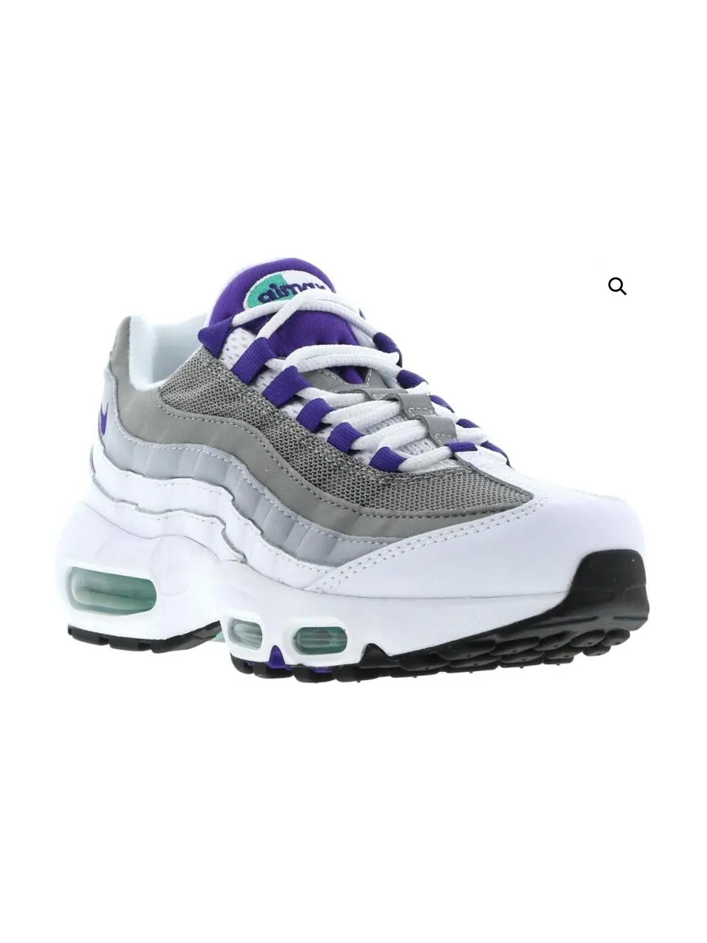 Кроссовки Nike Air Max 95 — изображение 2 из 5, серый/белый/сиреневый