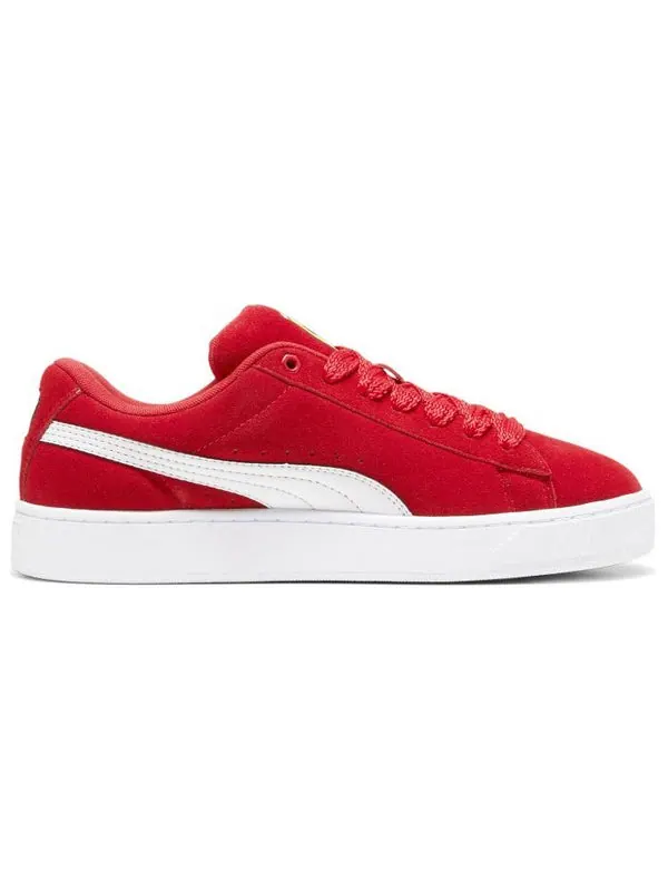 Кроссовки scuderia ferrari x suede xl 'rosso corsa white' Puma — изображение 2 из 4, красный/белый