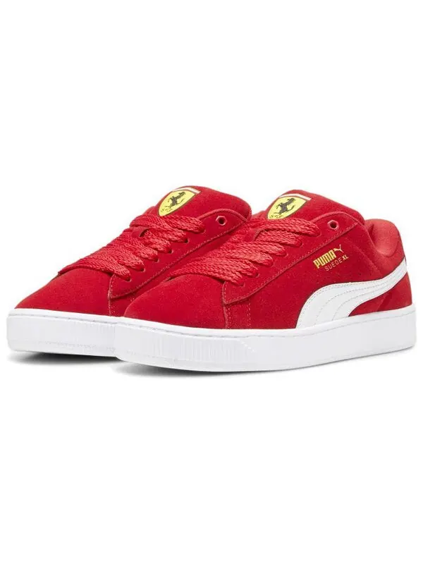 Кроссовки scuderia ferrari x suede xl 'rosso corsa white' Puma — изображение 4 из 4, красный/белый