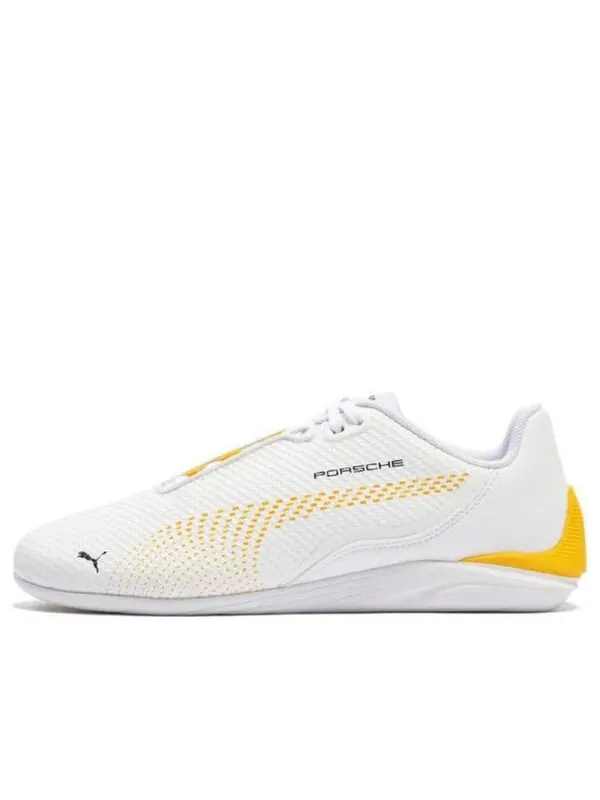 Кроссовки porsche legacy drift cat decima driving shoes 'white yellow' Puma — изображение 1 из 4, белый/желтый