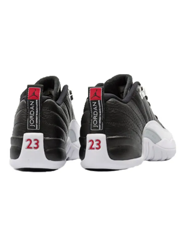 Кроссовки 12 ретро низкие Air Jordan — изображение 4 из 4, черный/красный-белый