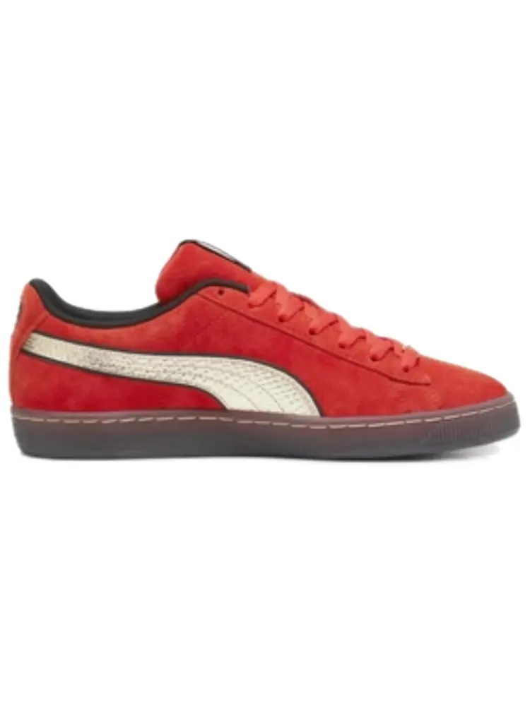 Кроссовки PUMA x Formula 1 Shanghai GP Suede 'Pop Red Gold' — изображение 2 из 5, красный