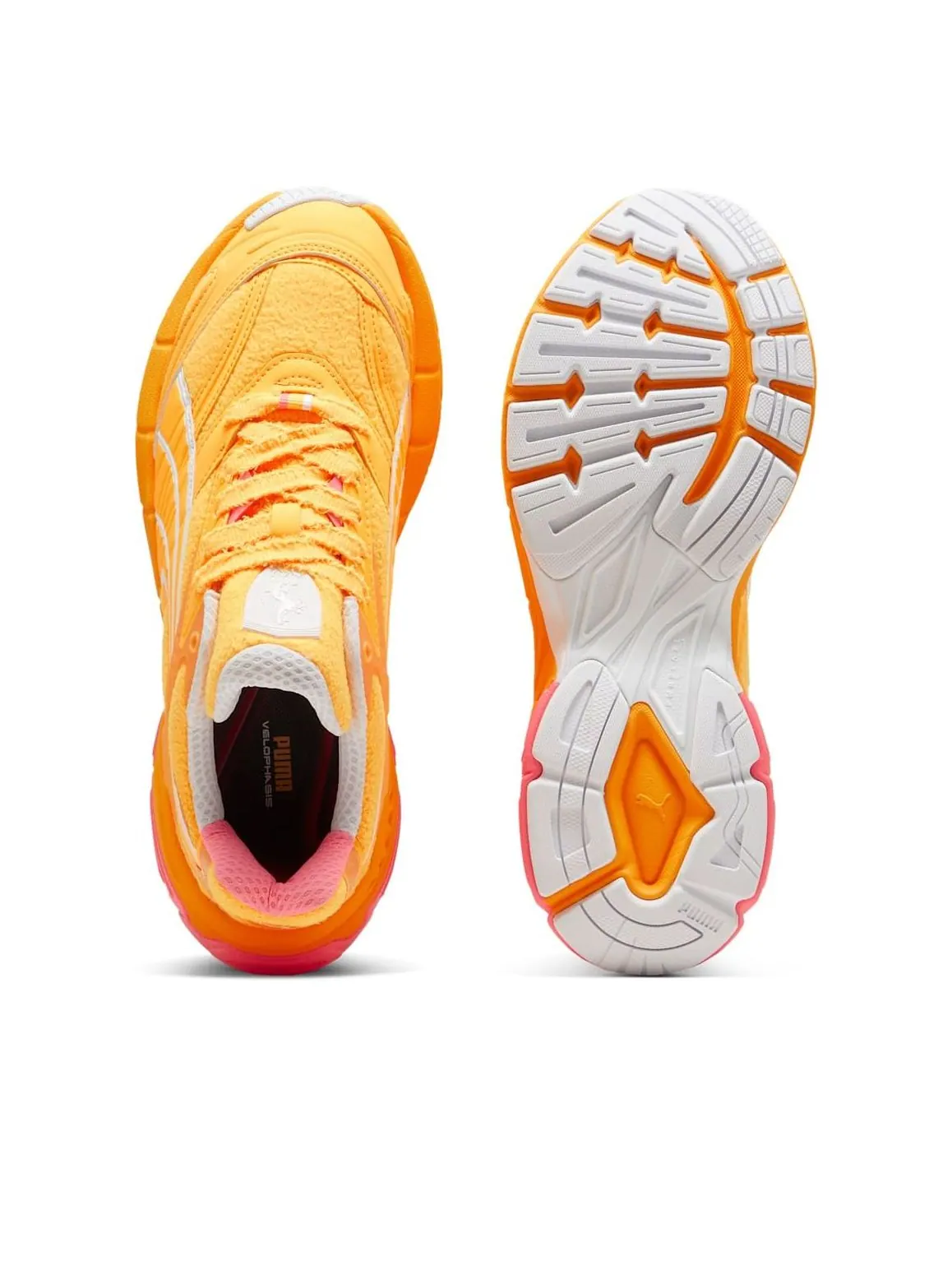 Кроссовки PUMA x Scuderia Ferrari Velophasis 'Sun Stream' — изображение 3 из 6, желтый