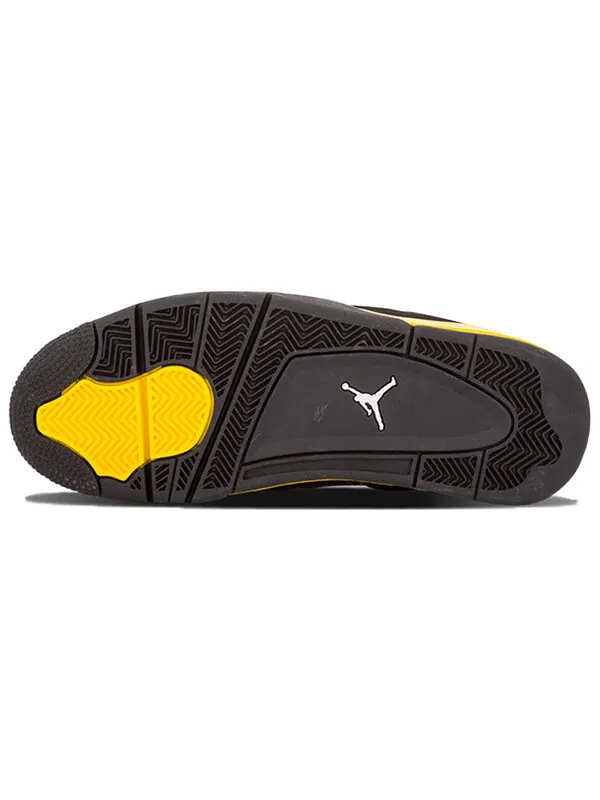 Кроссовки 4 ретро Air Jordan — изображение 4 из 4, черный/желтый-белый