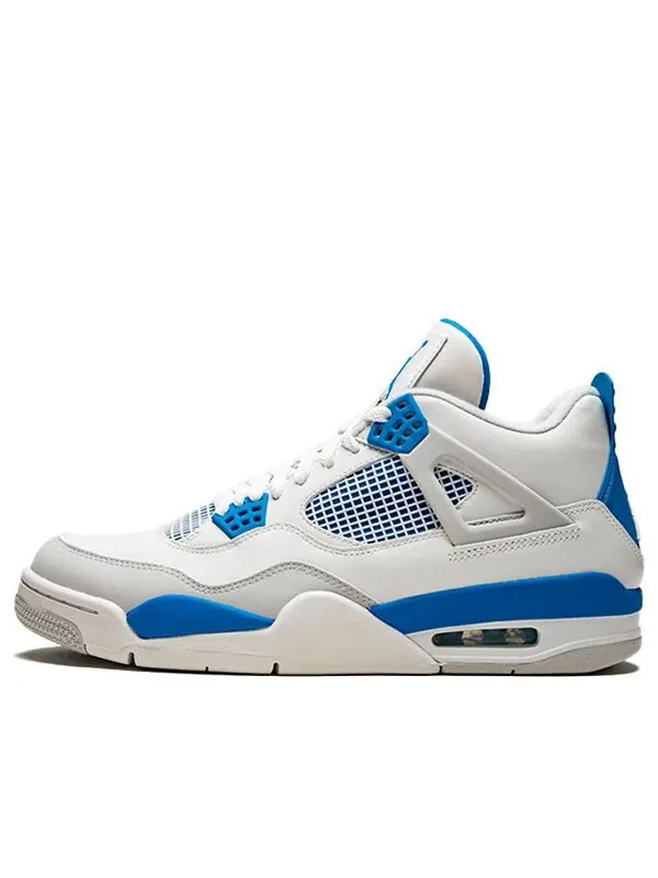 Кроссовки 4 ретро Air Jordan — изображение 1 из 4, белый/синий-серый