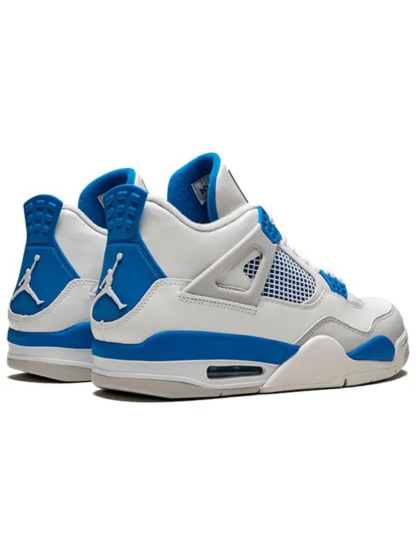 Кроссовки 4 ретро Air Jordan — изображение 3 из 4, белый/синий-серый