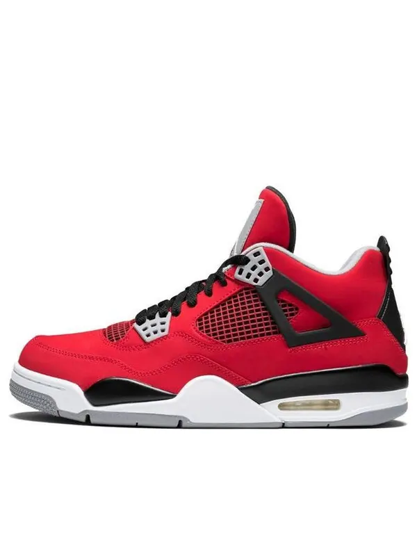 Кроссовки 4 ретро Air Jordan — изображение 1 из 4, красный/белый--серый