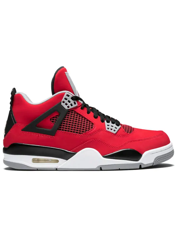 Кроссовки 4 ретро Air Jordan — изображение 2 из 4, красный/белый--серый