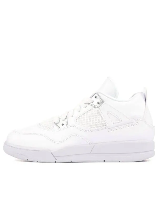 Кроссовки 4 ретро Air Jordan — изображение 1 из 3, белый/металлик-белый