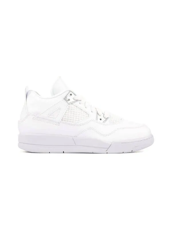 Кроссовки 4 ретро Air Jordan — изображение 2 из 3, белый/металлик-белый