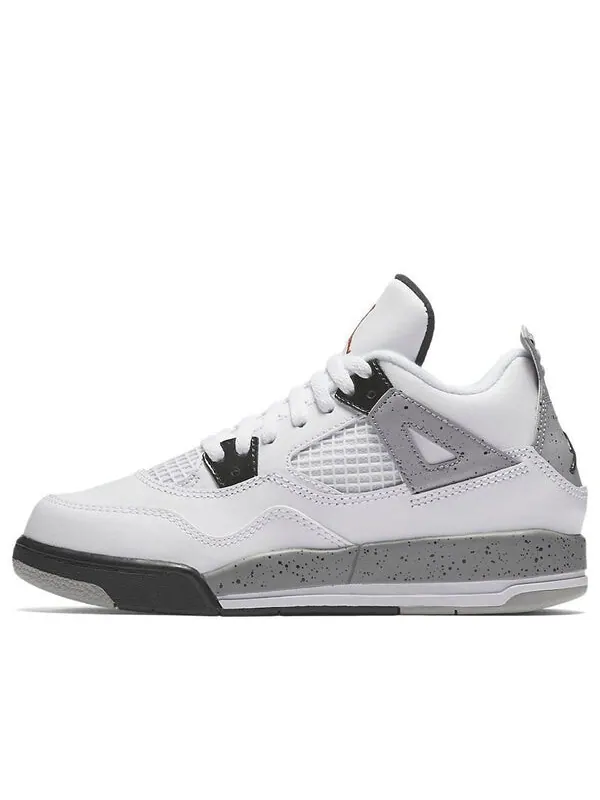 Кроссовки 4 ретро Air Jordan — изображение 1 из 3, белый/серый