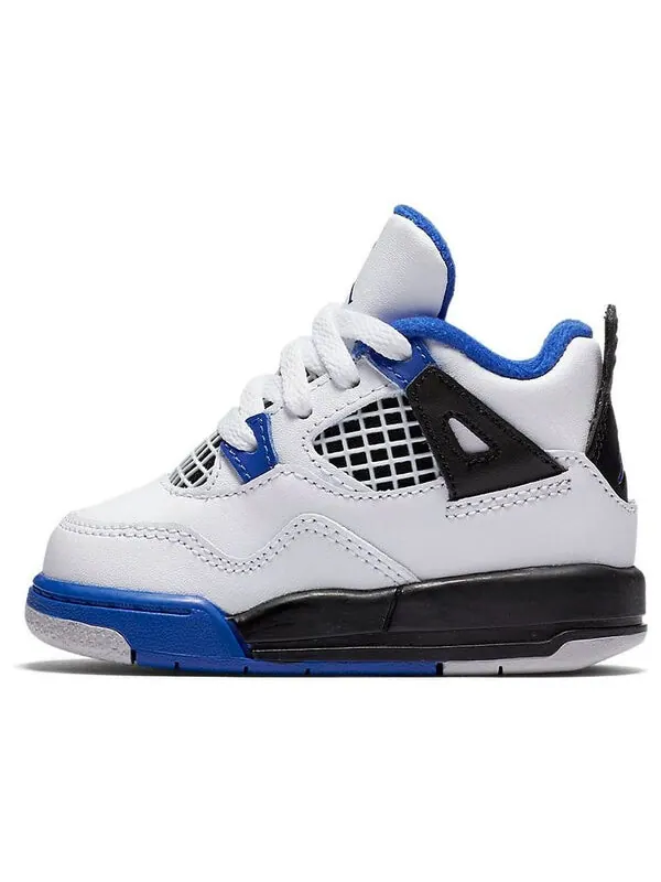 Кроссовки 4 ретро Air Jordan — изображение 1 из 4, белый//черный