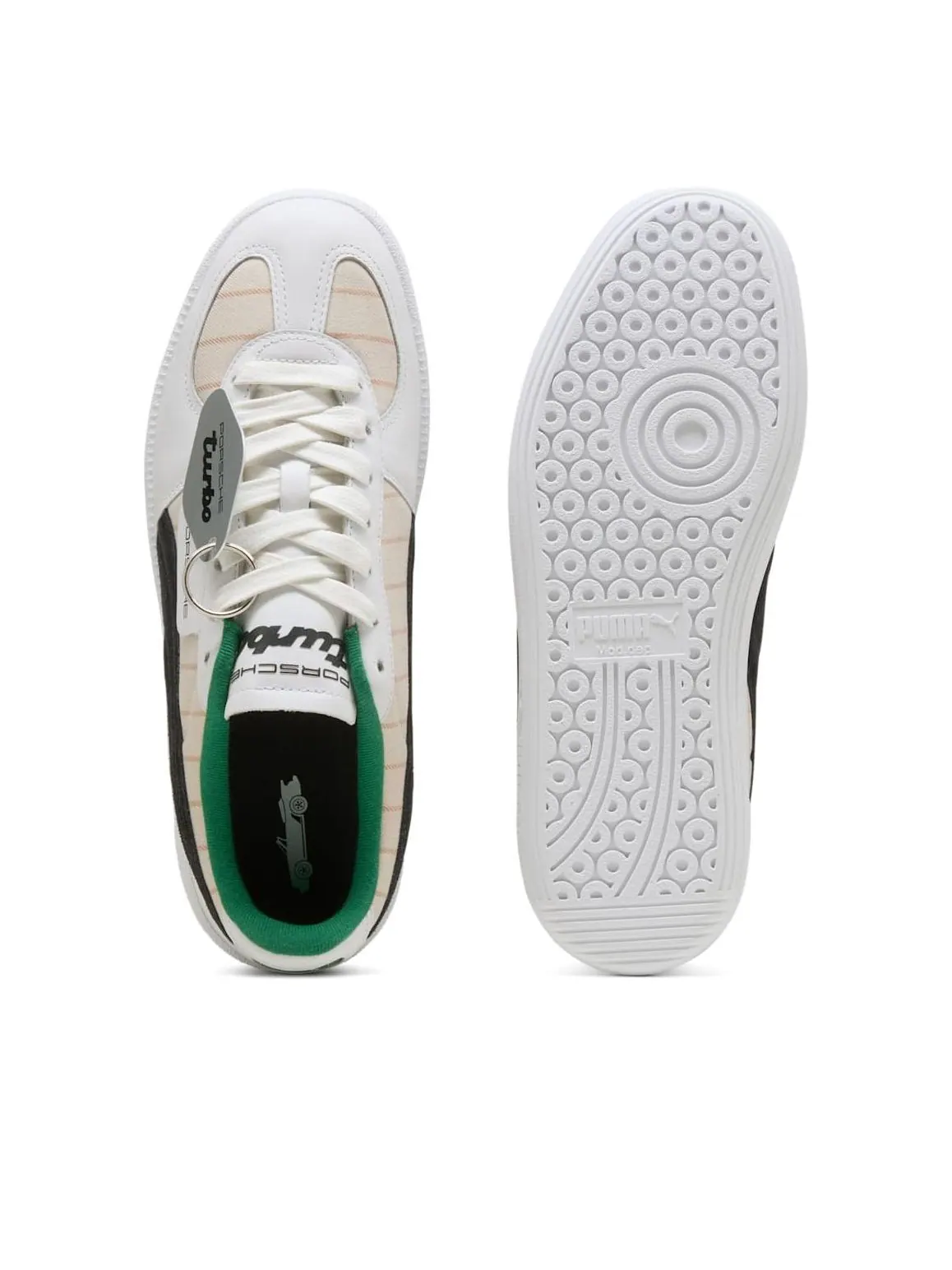 Кроссовки PUMA x Porsche Legacy Palermo Pinstripe 'PUMA White' — изображение 3 из 6, белый