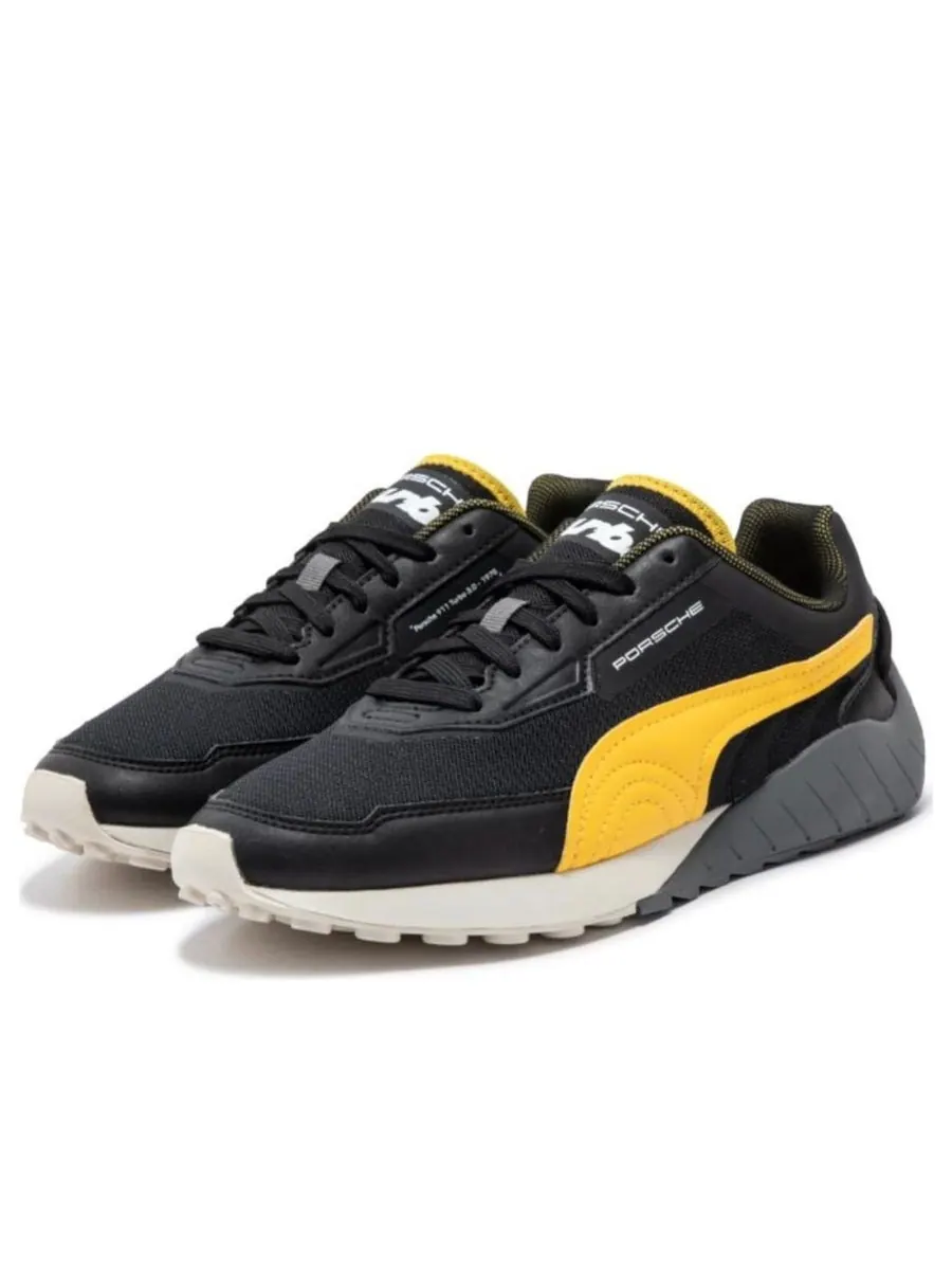 Кроссовки PUMA x Porsche Anti Slip Low 'Black Yellow' — изображение 3 из 5, черный