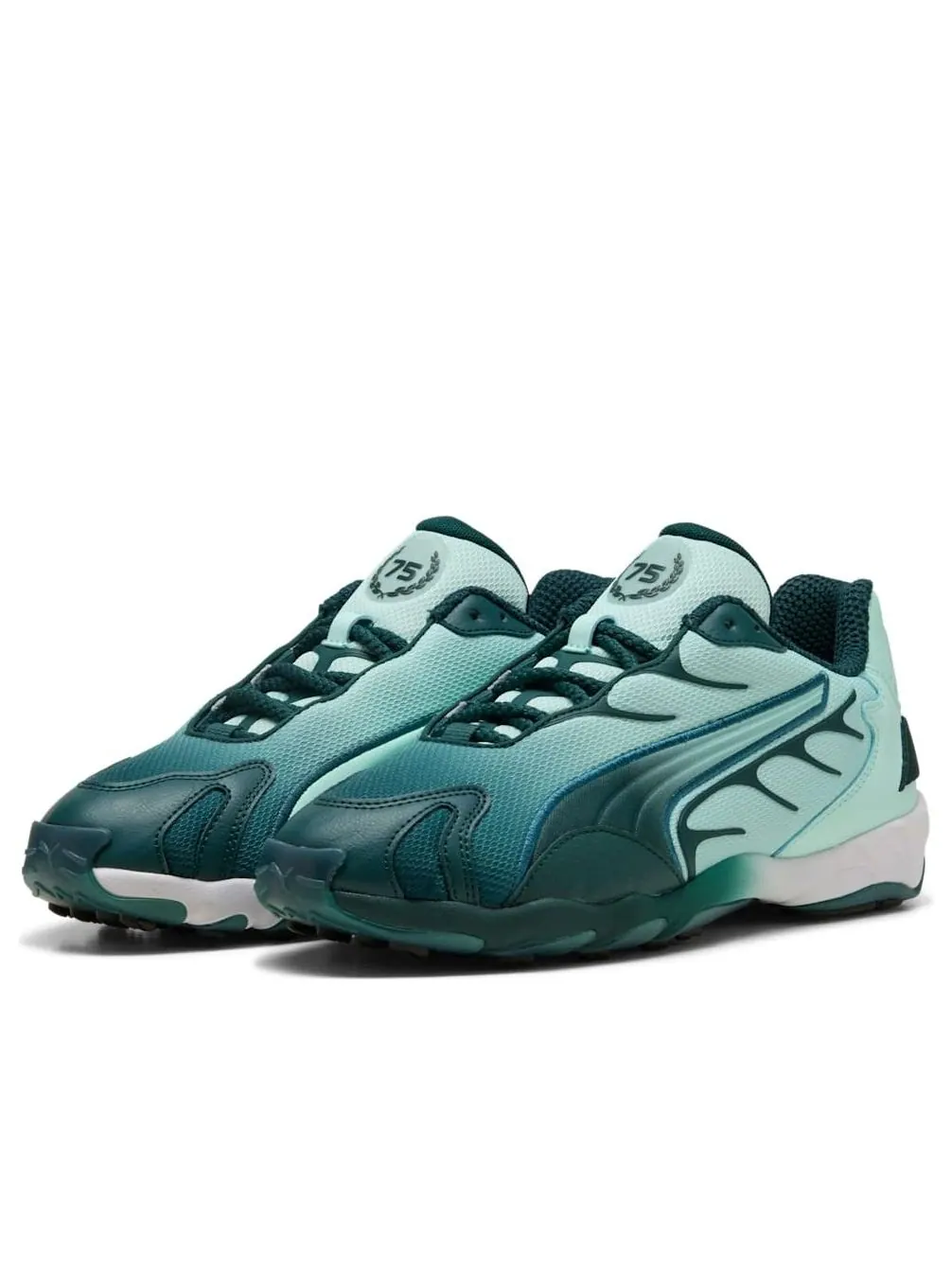 Кроссовки PUMA Formula 1 75 Years 'Mint Melt Black' — изображение 2 из 6, зеленый