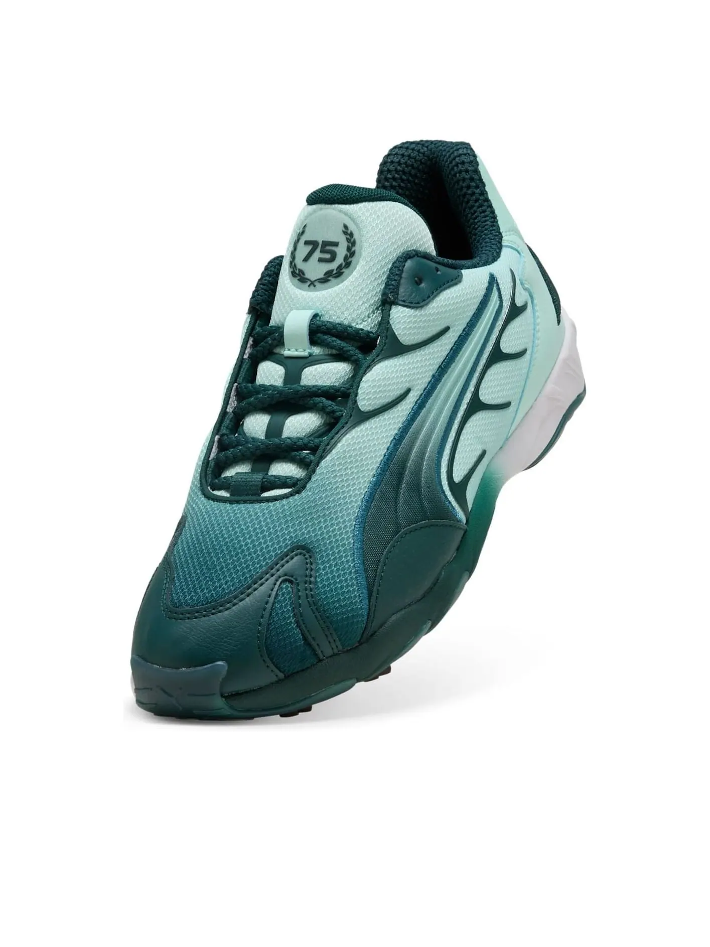 Кроссовки PUMA Formula 1 75 Years 'Mint Melt Black' — изображение 5 из 6, зеленый