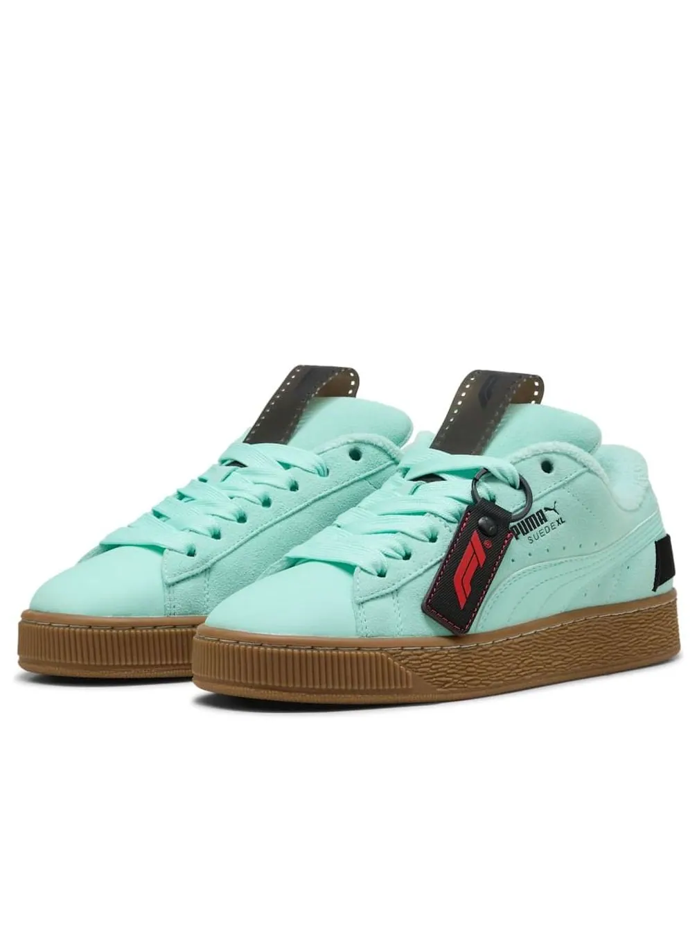 Puma Formula 1 75 Years Suede XL 'Mint Melt' — изображение 2 из 6, черный