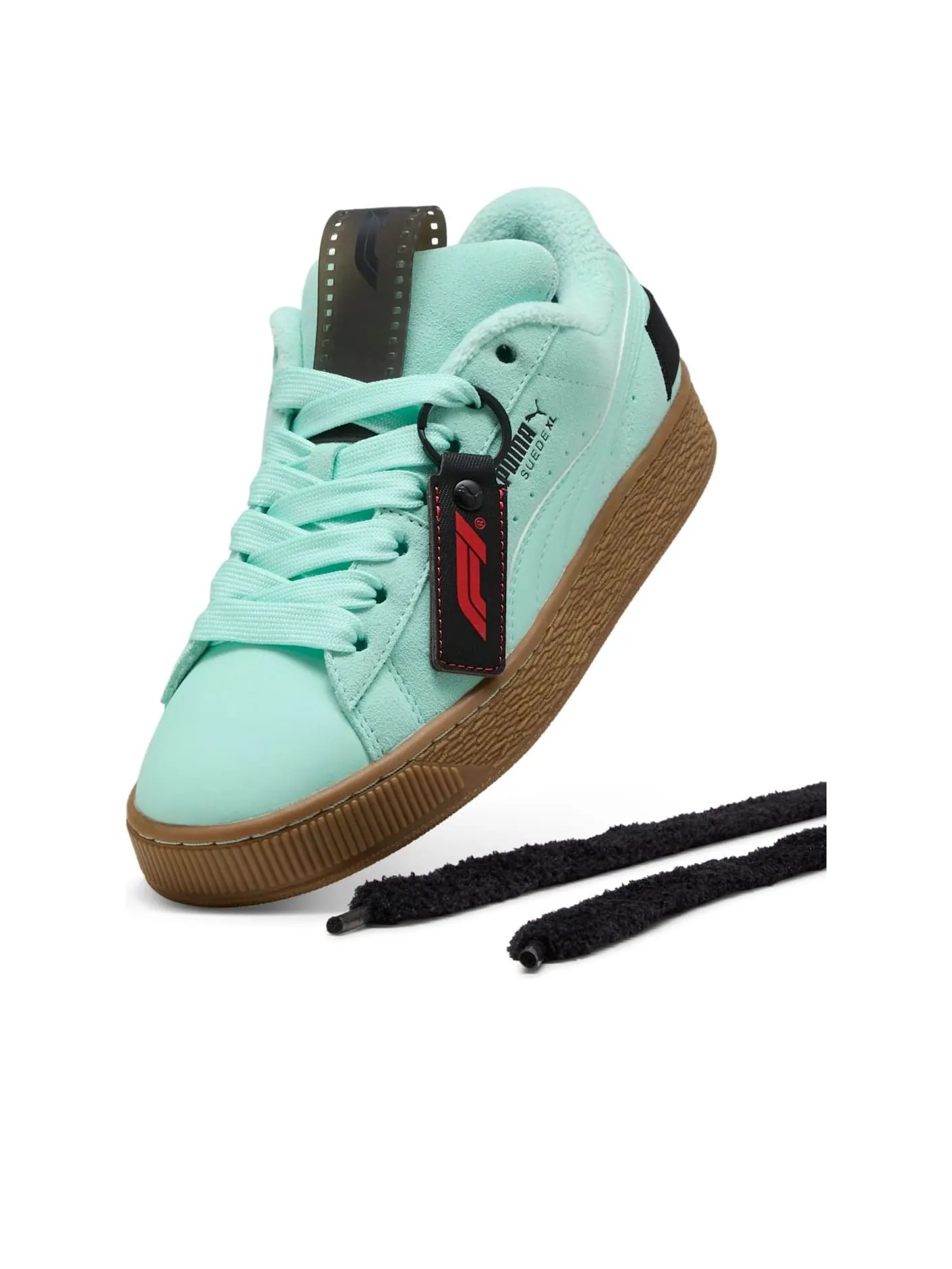 Puma Formula 1 75 Years Suede XL 'Mint Melt' — изображение 5 из 6, черный