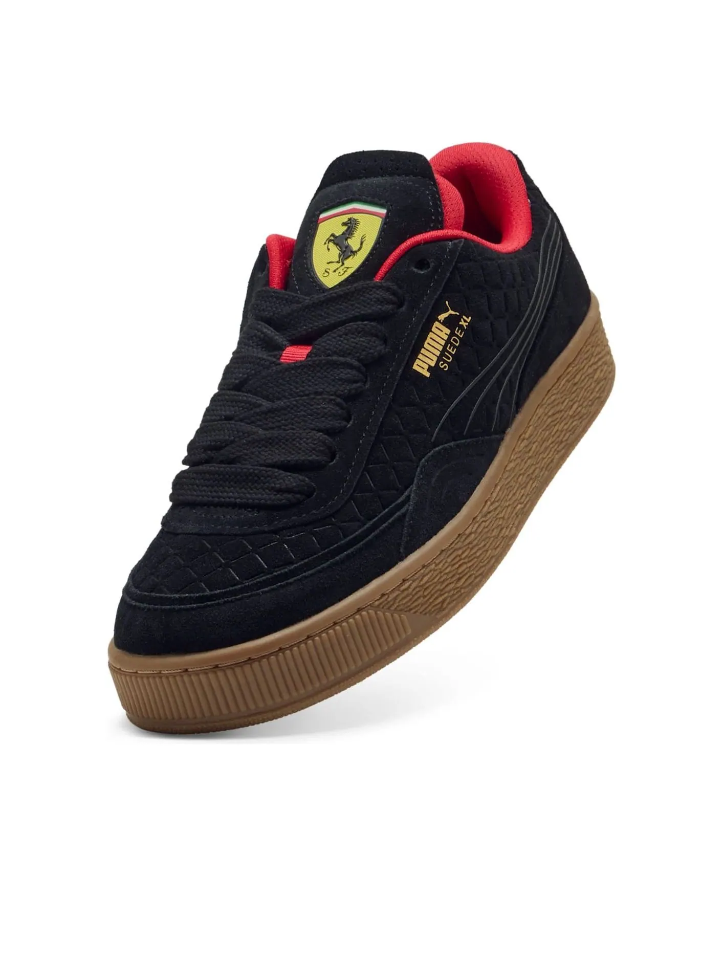 Кроссовки PUMA Scuderia Ferrari Suede XL 'Black' — изображение 5 из 6, черный