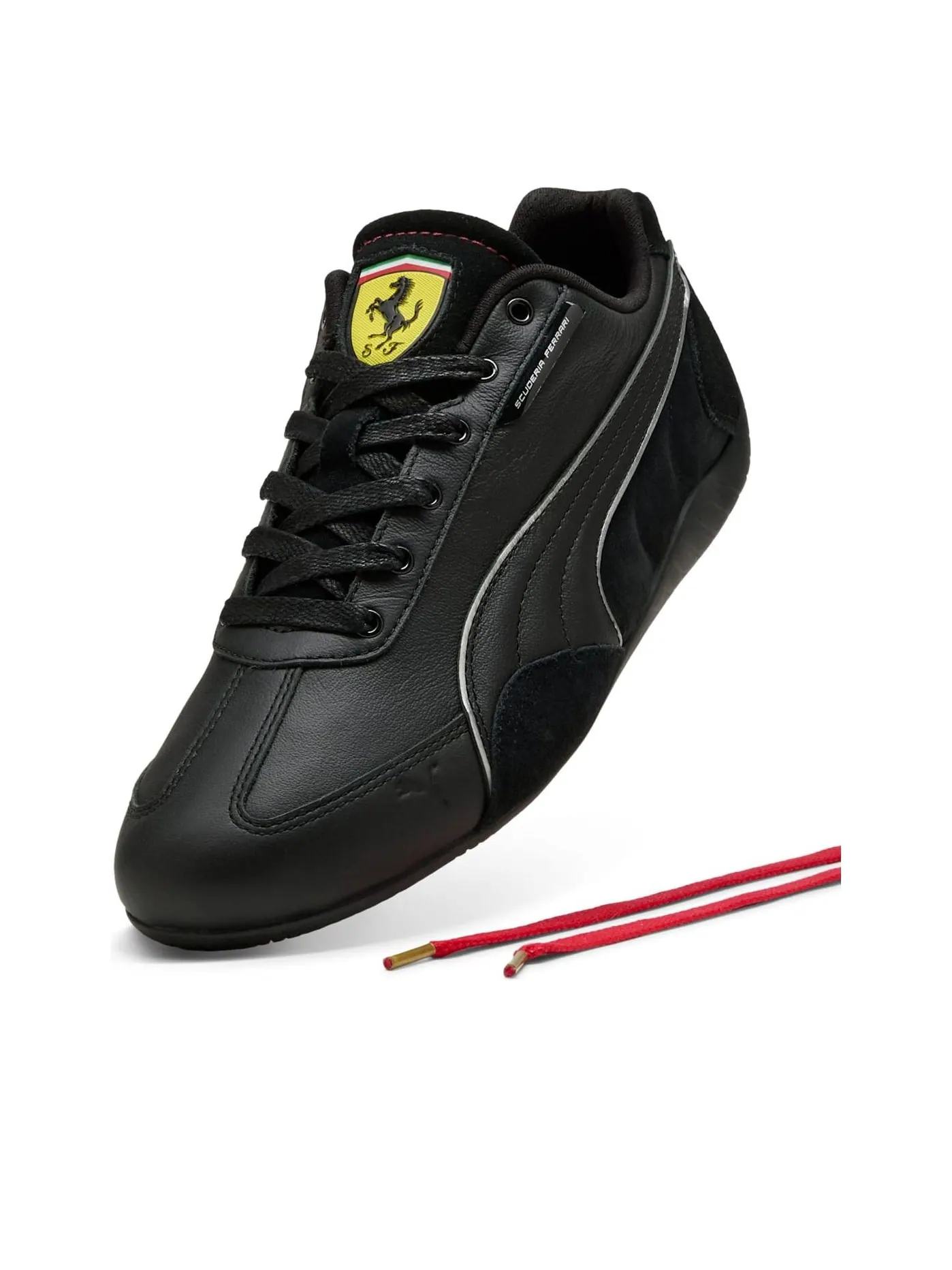 Puma x Scuderia Ferrari Speedcat 'Black Rosso Corsa' — изображение 3 из 6, черный