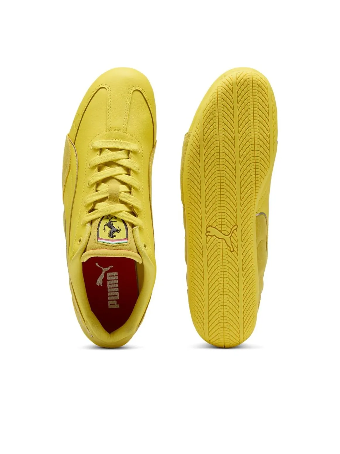 Кроссовки PUMA x Scuderia Ferrari Speedcat 'Speed Yellow' — изображение 3 из 6, желтый
