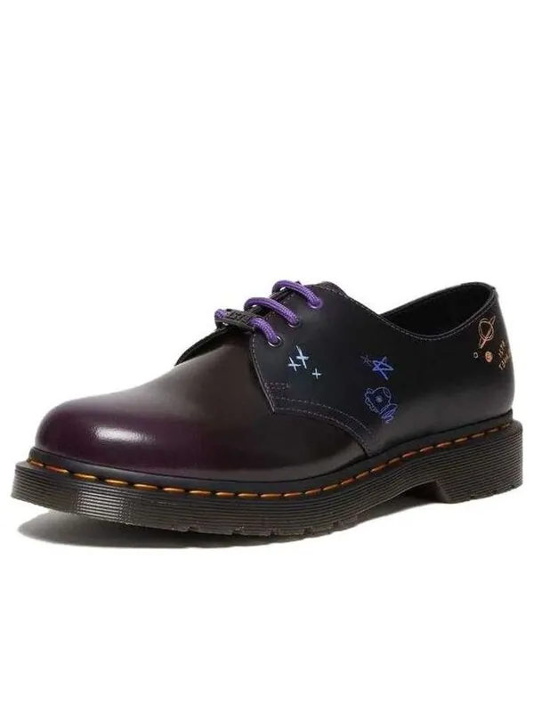 Кроссовки Dr. Martens BT21 Leather Oxford Shoes 'Purple' — изображение 1 из 4, фиолетовый/черный/синий