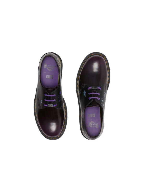 Кроссовки Dr. Martens BT21 Leather Oxford Shoes 'Purple' — изображение 4 из 4, фиолетовый/черный/синий