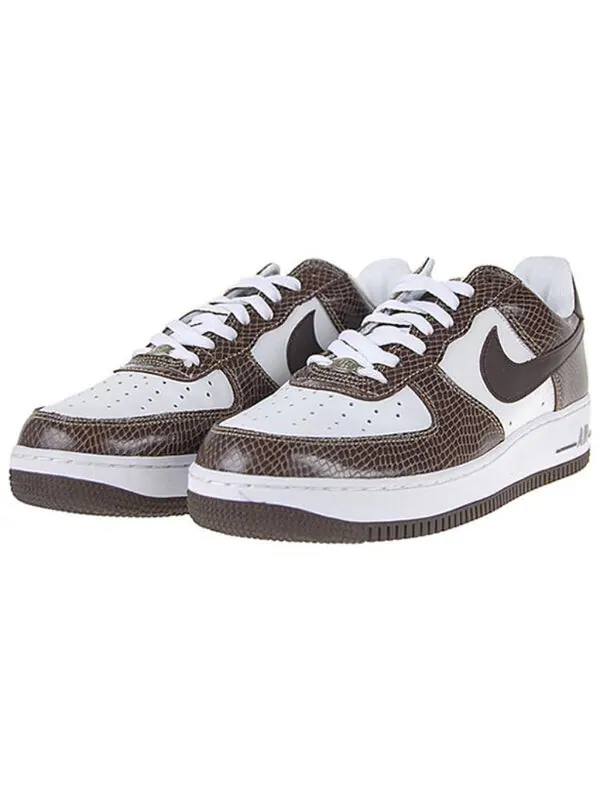 Кроссовки air force 1 премиум Nike — изображение 2 из 3, белый/коричневый/хаки