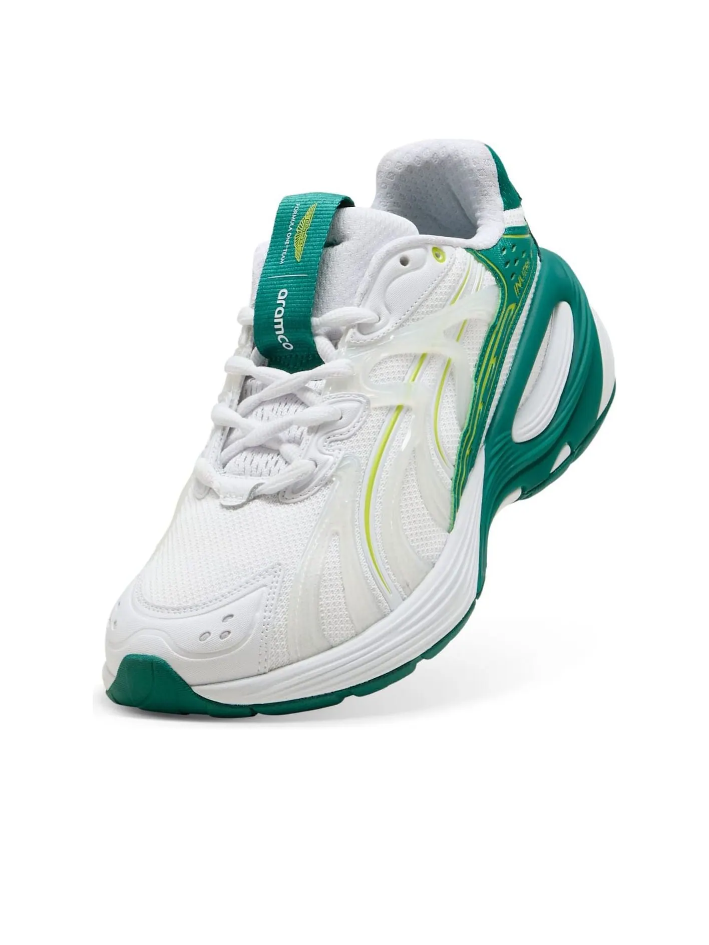 Кроссовки PUMA Inverse 'Aston Martin Aramco F1 White Green Lux' — изображение 3 из 6, белый