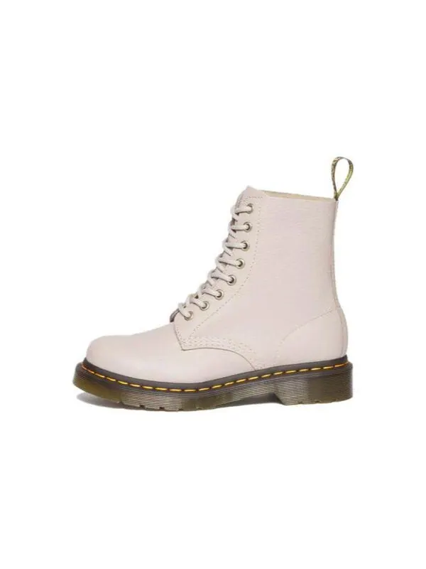 Ботинки Dr. Martens 1460 Pascal Virginia Leather Lace Up Boots 'Vintage Taupe' — изображение 2 из 4, бежевый