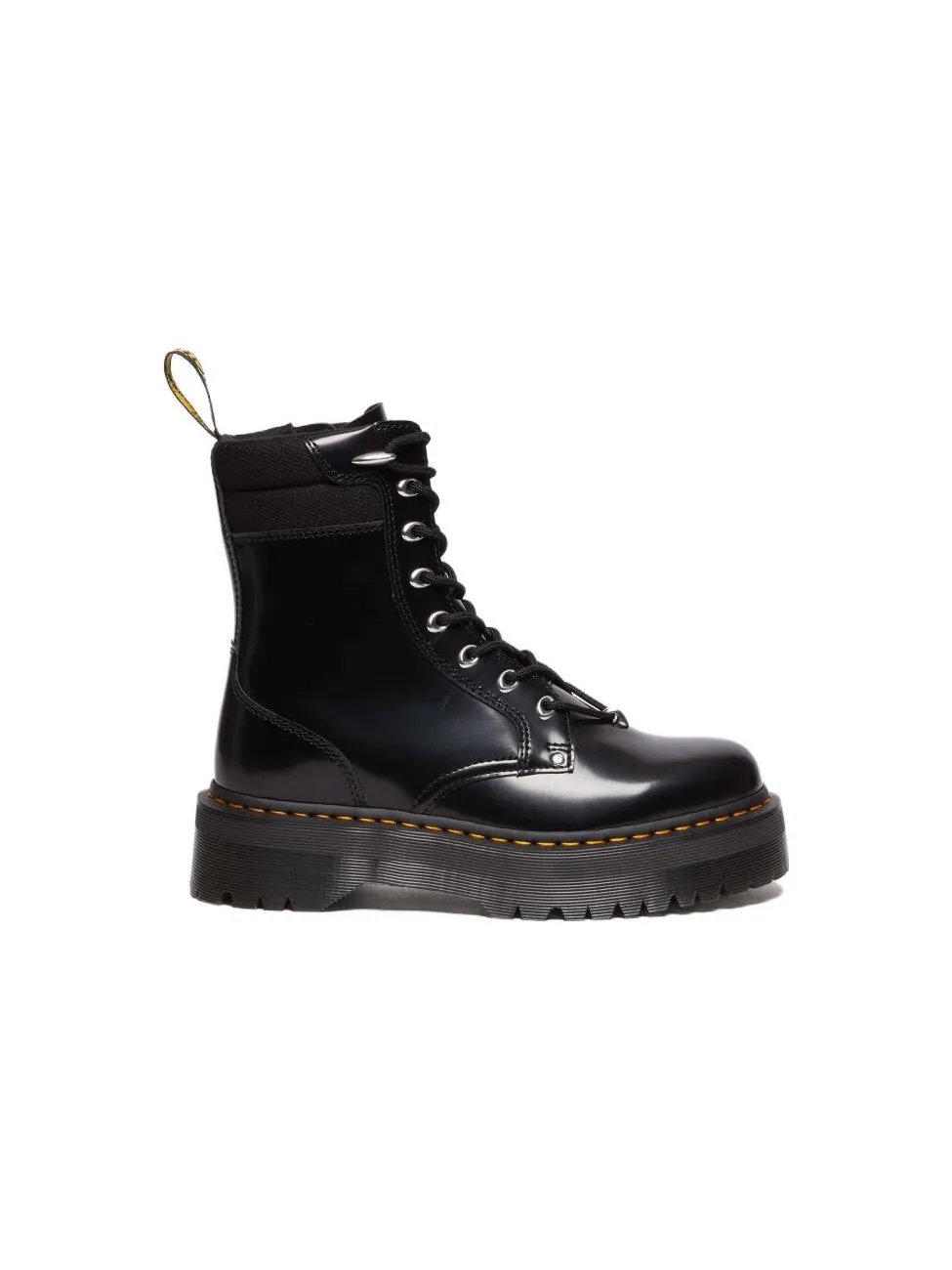 Ботинки Dr.Martens Jadon II лакированные кожаные на толстой подошве черные — изображение 2 из 4