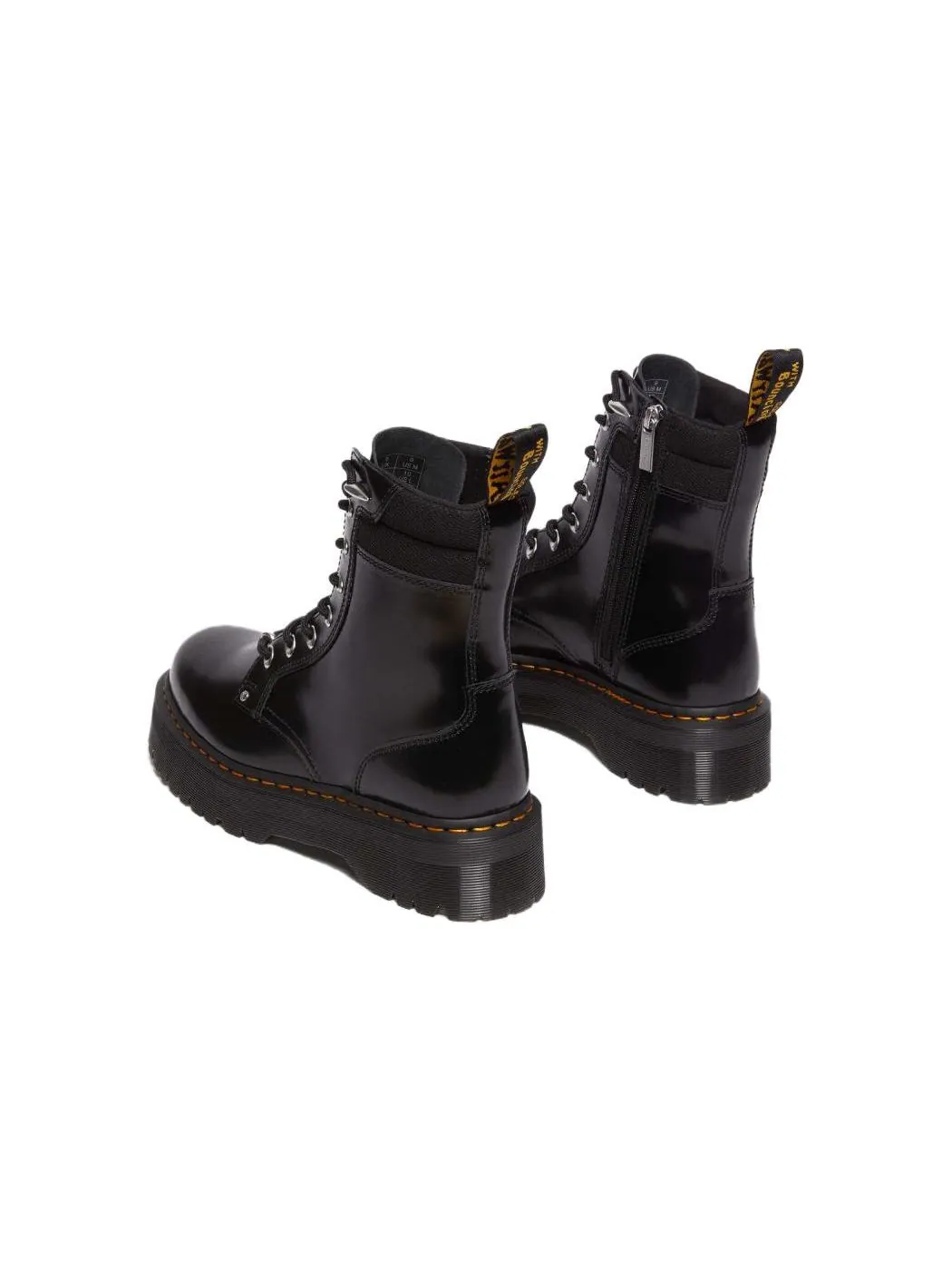 Ботинки Dr.Martens Jadon II лакированные кожаные на толстой подошве черные — изображение 4 из 4