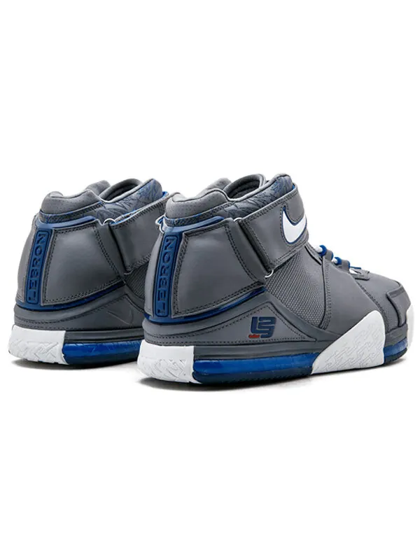 Кроссовки zoom lebron 2 Nike — изображение 3 из 4, серый/белый