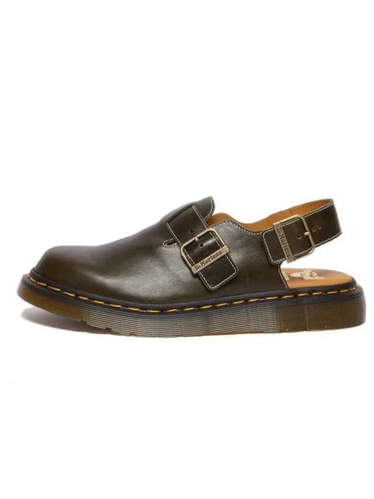 Тапочки Dr.Martens Jorge Made in England Slingback Mules, Классические кожаные