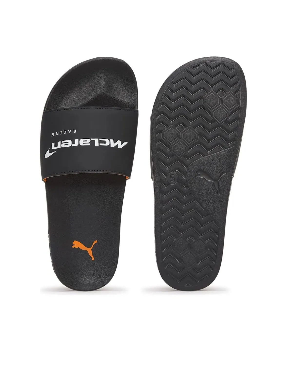 Шлепанцы Puma x McLAREN RACING Leadcat 2.0 'Puma Black Puma White' — изображение 3 из 5, черный/белый